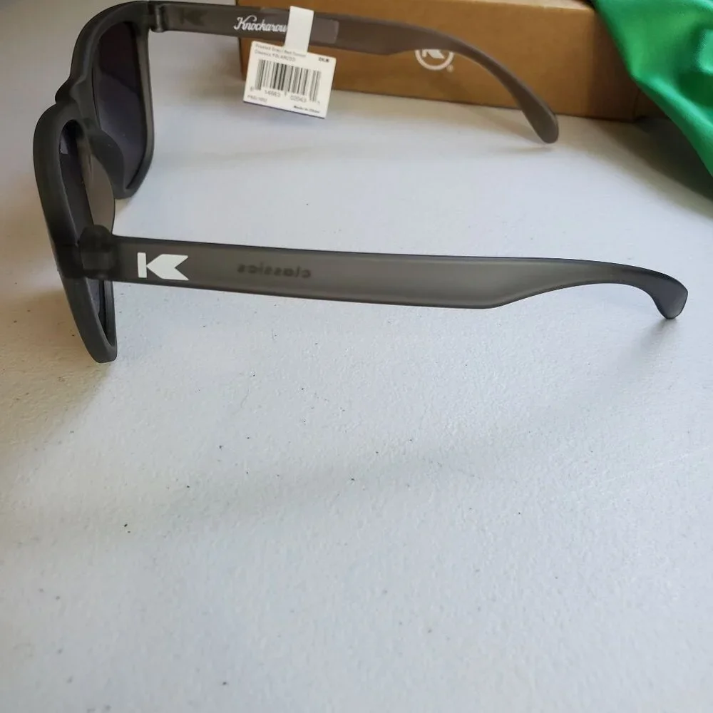 Doritos X Knockaround MTN Dew‎ Classics Frosted Grey Red Sunset Sunglasses